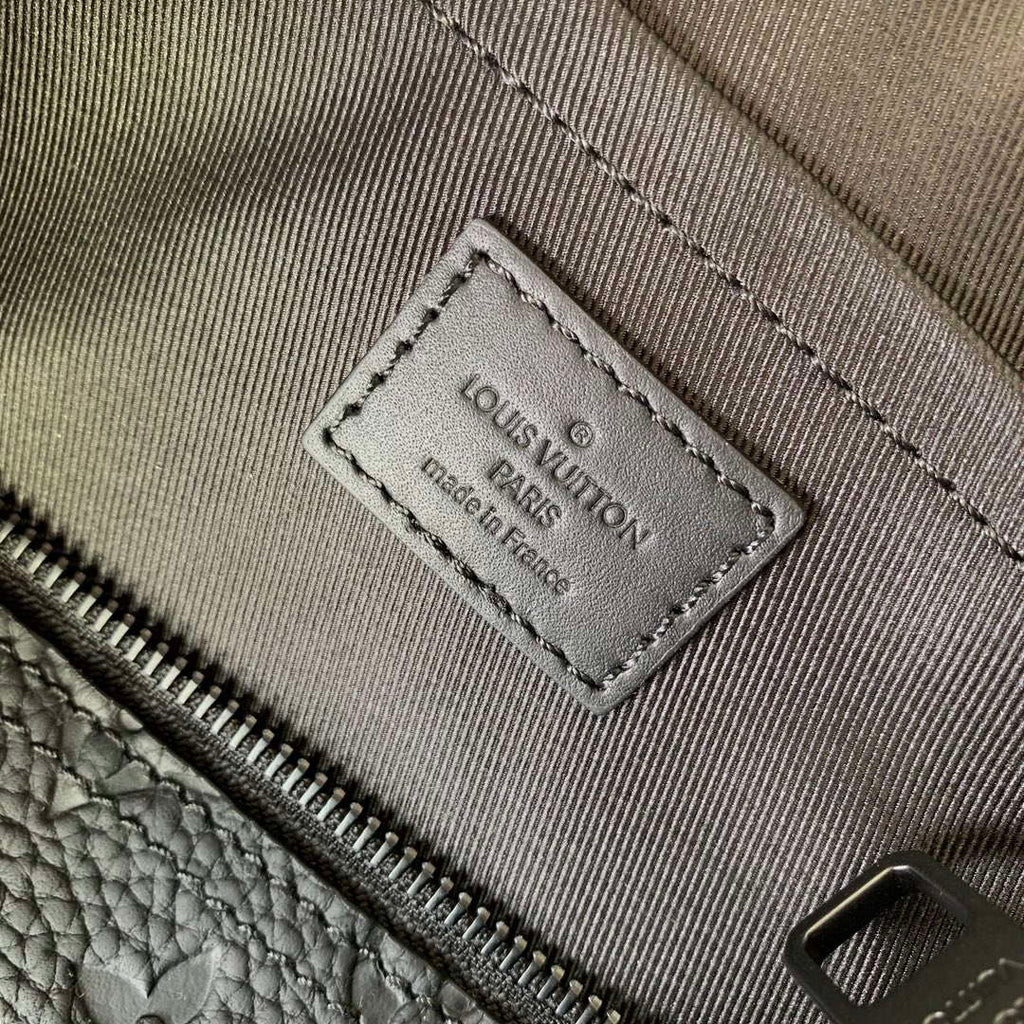 LV M46796 Louis Vuitton Soft Polochon PM Monogram Black