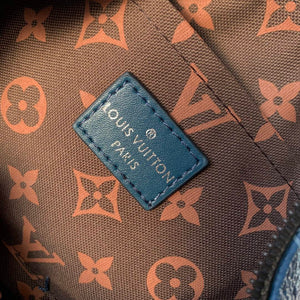 LV M46803 Louis Vuitton Keepall Bandouliere 25 City Bag Atlantic Blue - Default Title - View 9