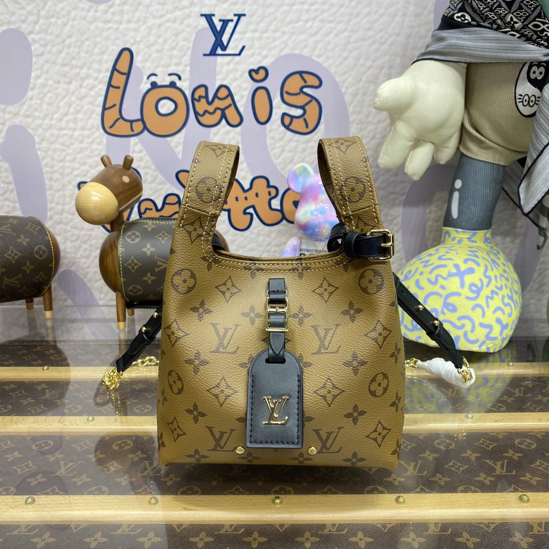 LV M46816 Louis Vuitton Atlantis BB Handbag Yellow - Default Title - View 1