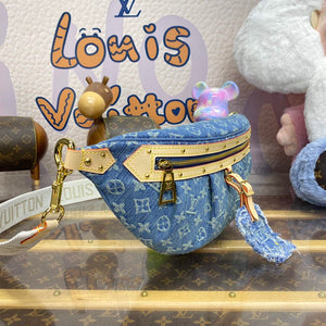 LV M46837 Louis Vuitton Venice High Rise Bumbag Monogram Denim - Default Title - View 3
