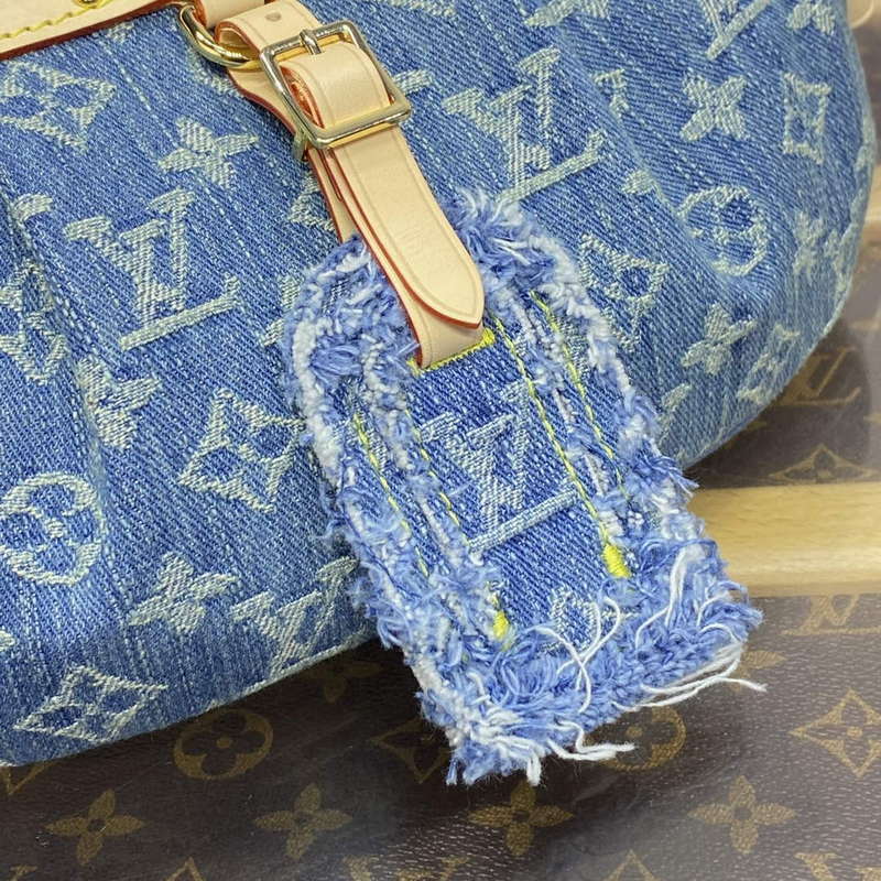 LV M46837 Louis Vuitton Venice High Rise Bumbag Monogram Denim - Default Title - View 5