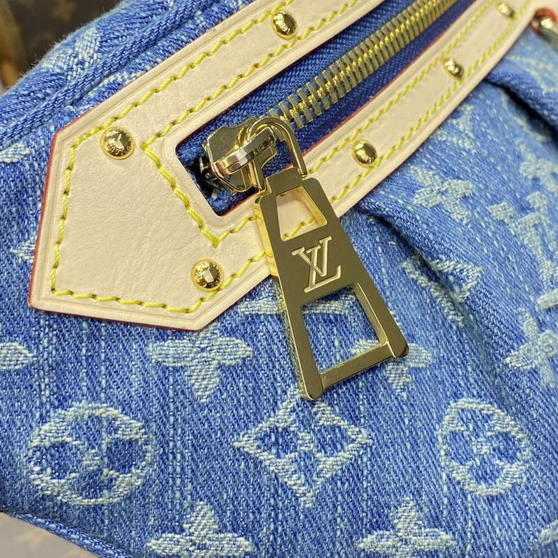 LV M46837 Louis Vuitton Venice High Rise Bumbag Monogram Denim - Default Title - View 6