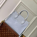 LV M46840 Louis Vuitton OnTheGo PM Handbag Blue Hour - Default Title - View 1