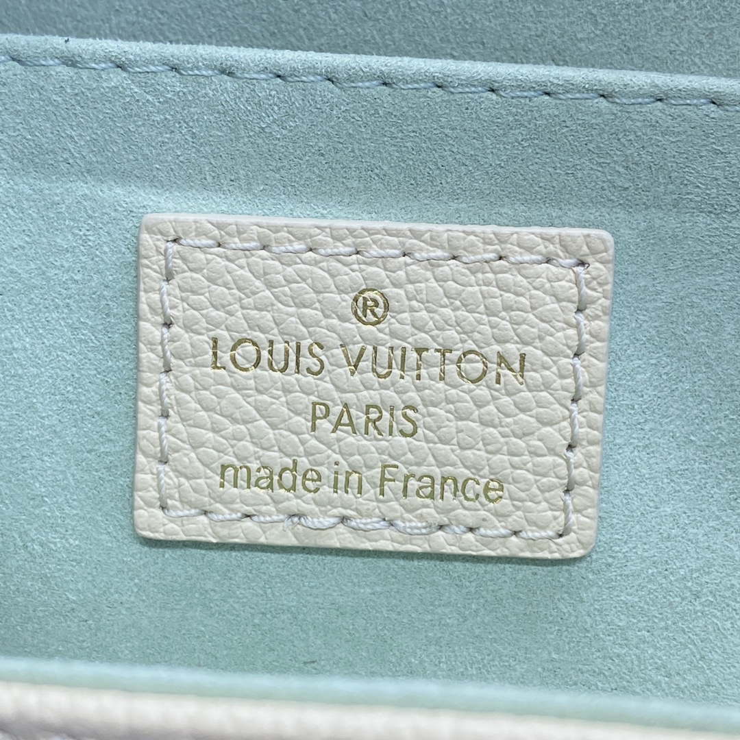 LV M46842 Louis Vuitton Favourite Bag bicolor Monogram Empreinte leather Green - Default Title - View 8