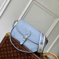 LV M46846 Louis Vuitton Diane Satchel Bag Blue Hour - Default Title - View 1