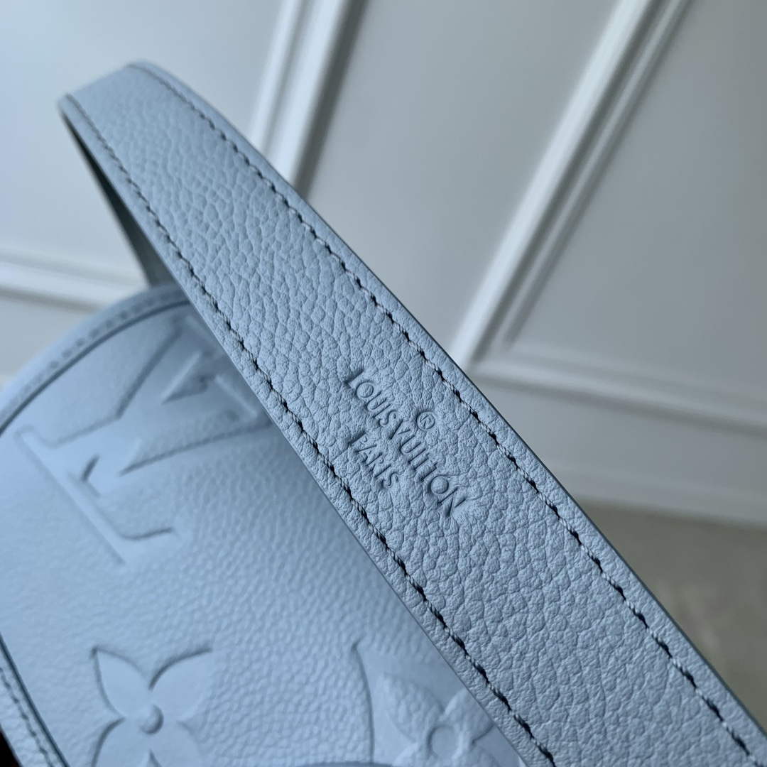 LV M46846 Louis Vuitton Diane Satchel Bag Blue Hour - Default Title - View 7