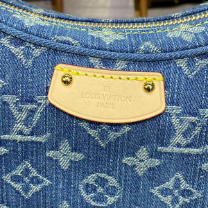 LV M46856 Louis Vuitton Croissant MM Handbag Monogram Denim - Default Title - View 6