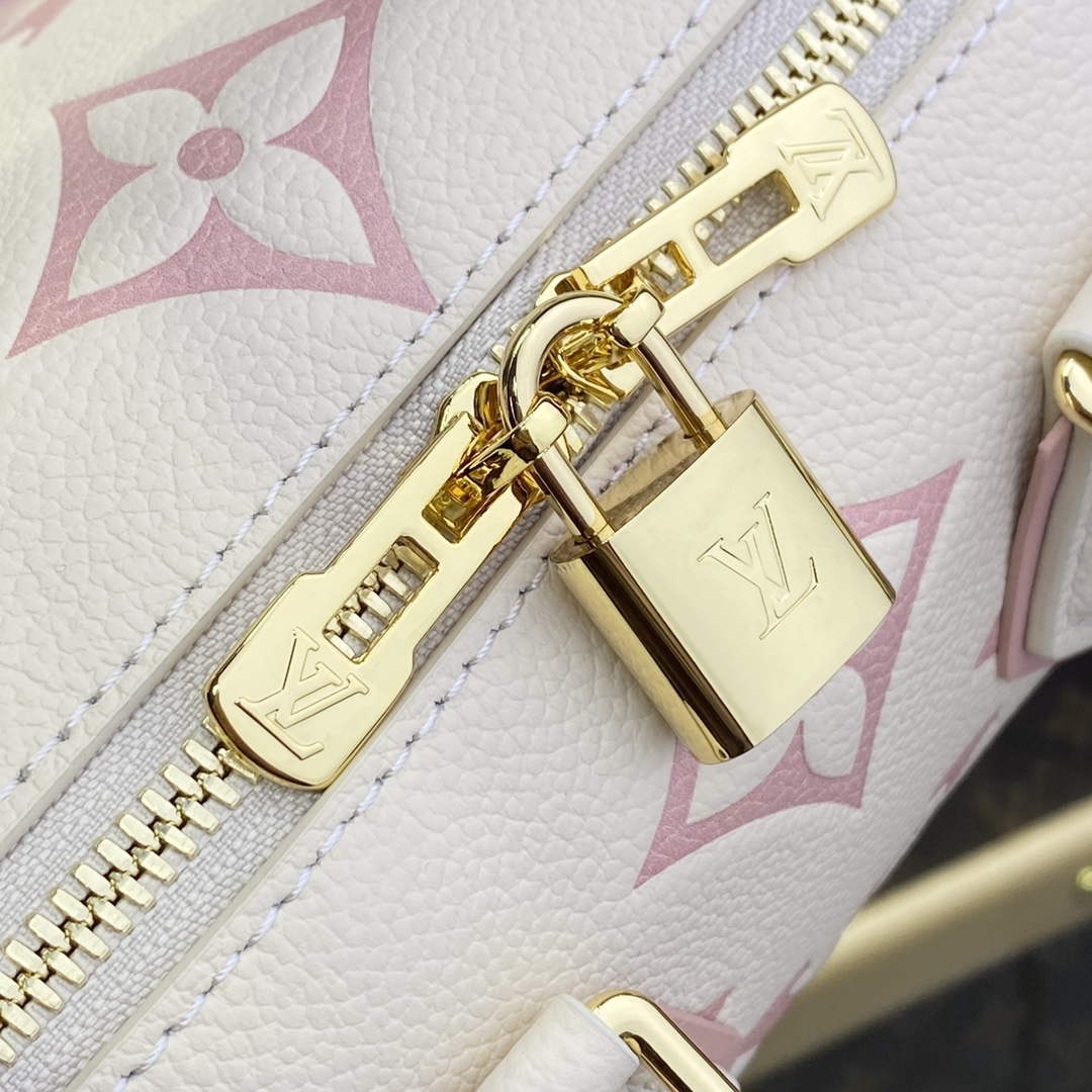 LV M46875 Louis Vuitton Speedy Bandouliere  20 Handbag Latte/Chamallow - Default Title - View 6