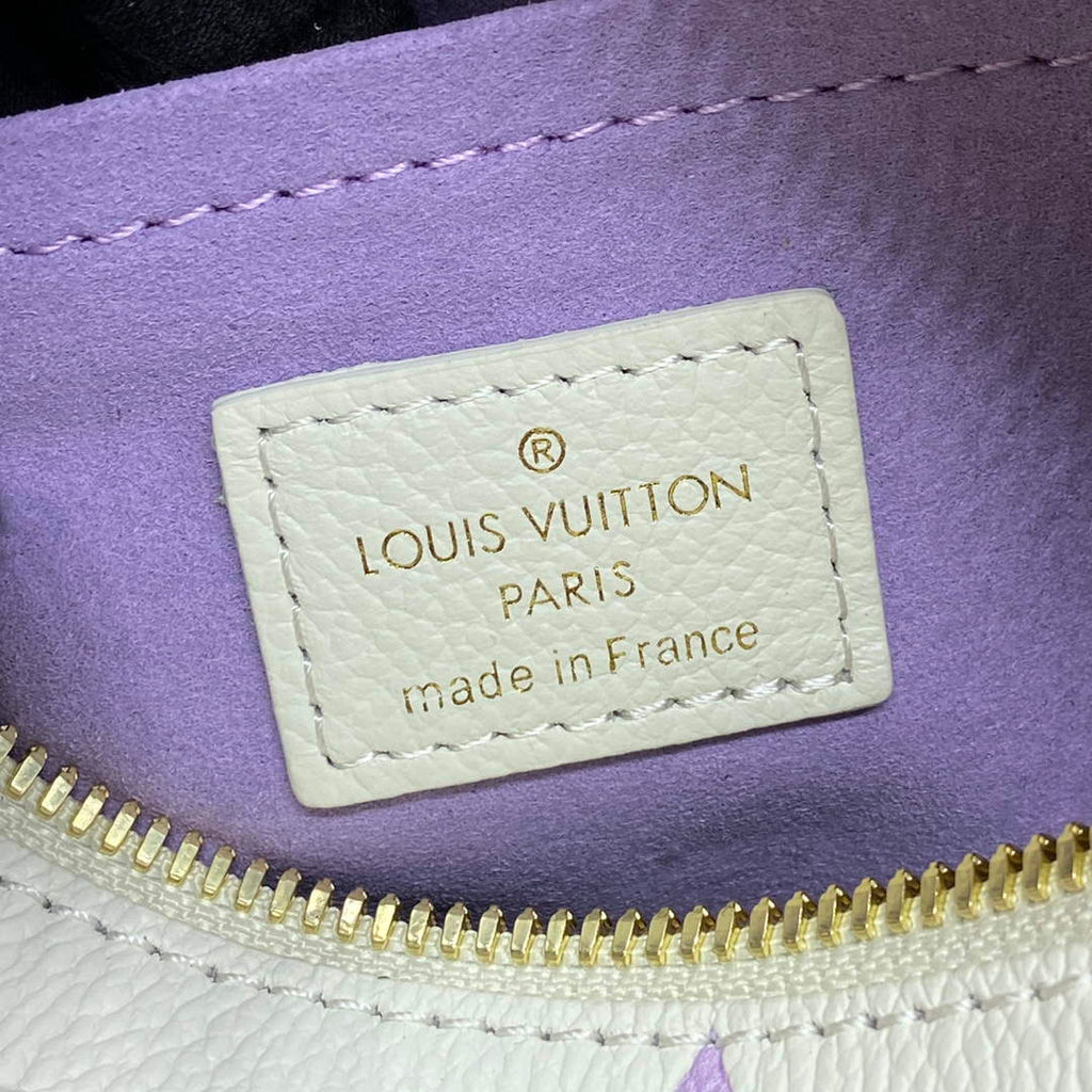 LV M46875 Louis Vuitton Speedy Bandouliere  20 Handbag Latte White / Bubble Tea Mauve
