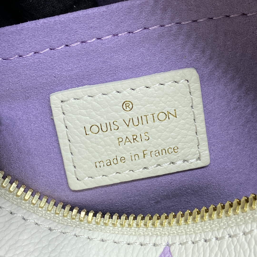 LV M46875 Louis Vuitton Speedy Bandouliere  20 Handbag Latte White / Bubble Tea Mauve