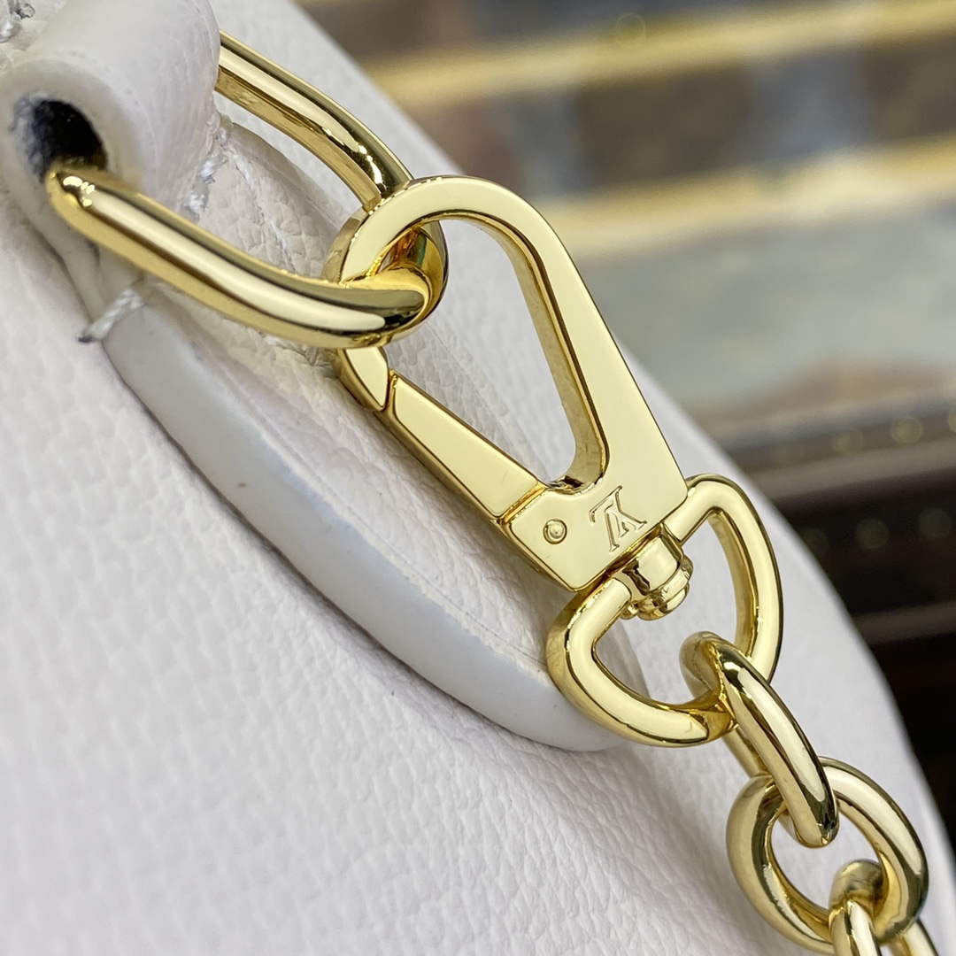 LV M46883 Louis Vuitton Speedy Bandouliere  20 Handbag Latte/Candy Blue - Default Title - View 7