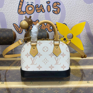 LV M46895 Louis Vuitton Nano Alma Bag White - Default Title - View 2