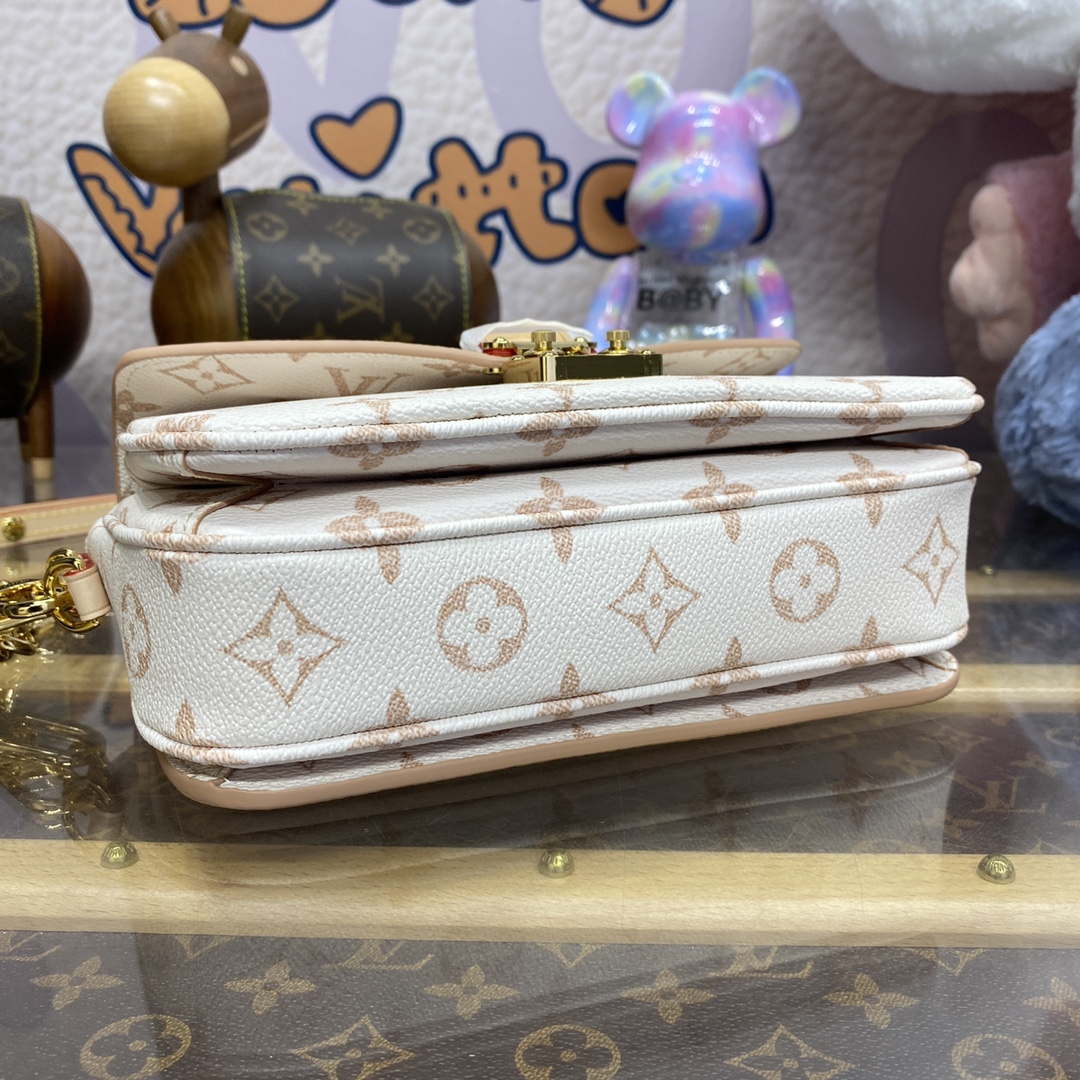 LV M46914 Louis Vuitton Pochette M¨¦tis East West Handbag Other Monogram Canvas - Default Title - View 3