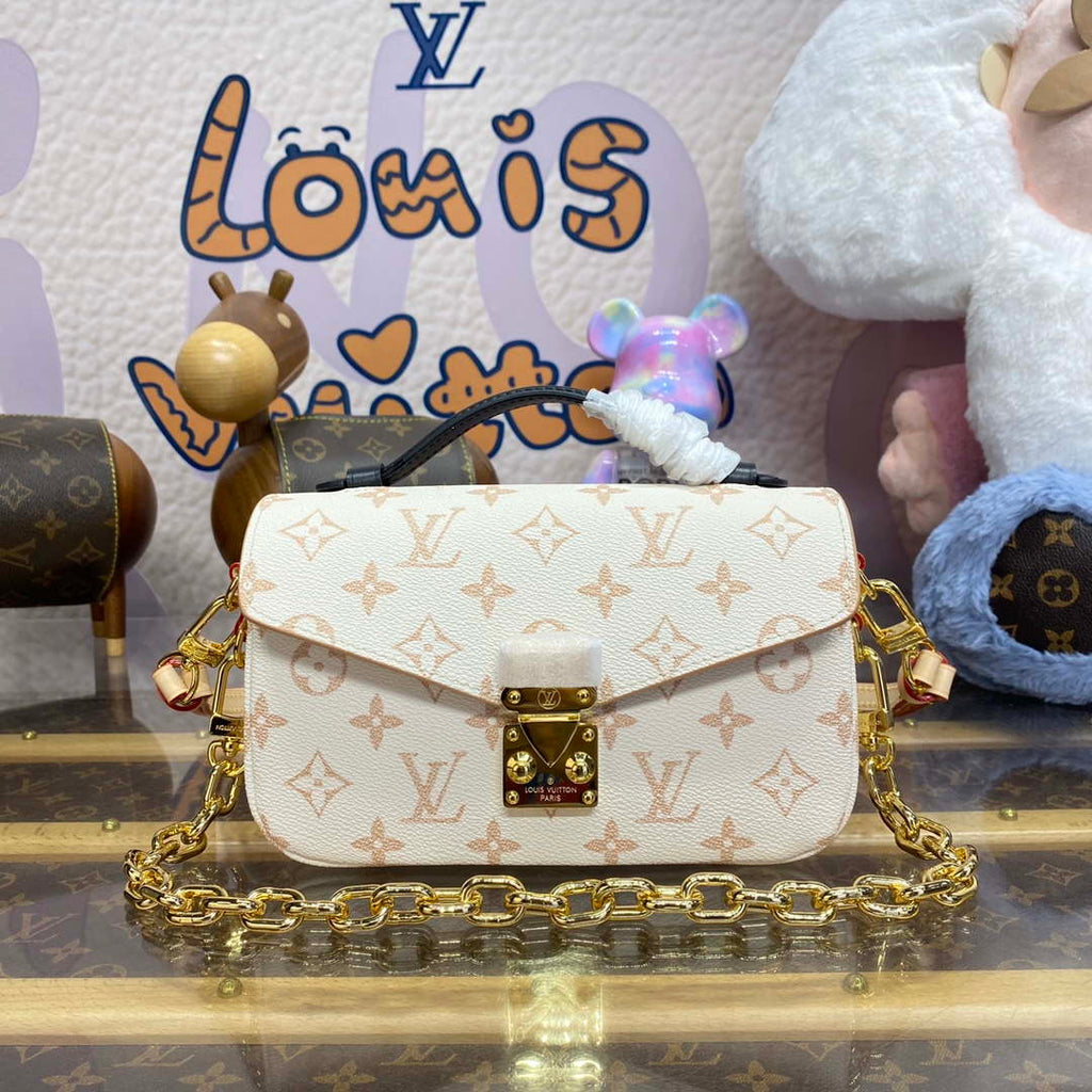 LV M46914 Louis Vuitton Pochette M¨¦tis East West Handbag Other Monogram Canvas