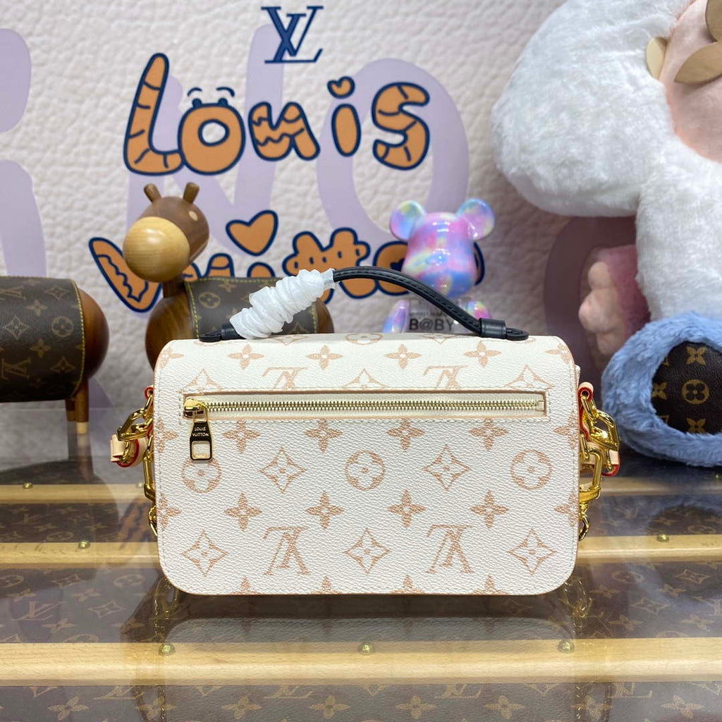 LV M46914 Louis Vuitton Pochette M¨¦tis East West Handbag Other Monogram Canvas