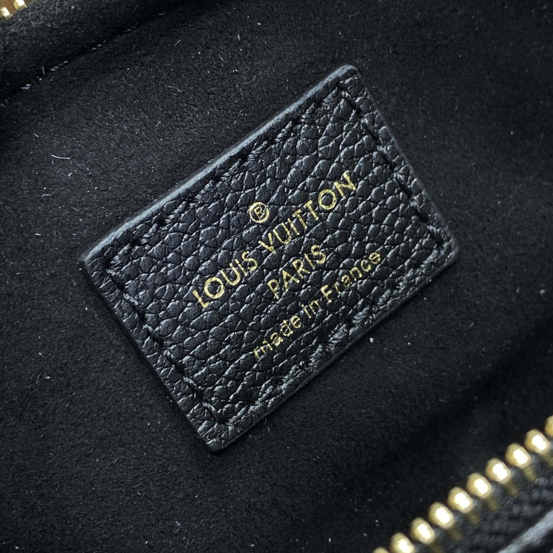 LV M46917 Louis Vuitton Mini Bumbag Monogram Empreinte Black - Default Title - View 9