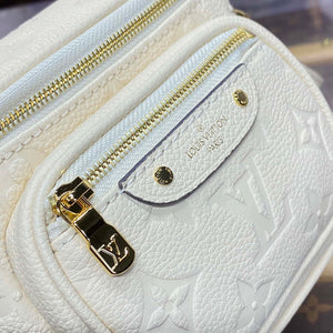 LV  M83275 Louis Vuitton Mini Bumbag Monogram Empreinte Cream - Default Title - View 5