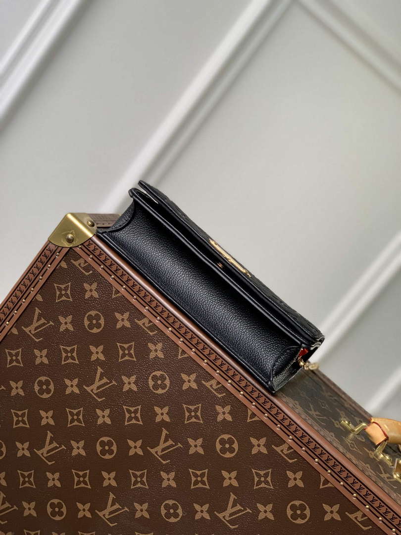 LV M46919 Louis Vuitton Wallet On Chain Lily Bag Black - Default Title - View 5