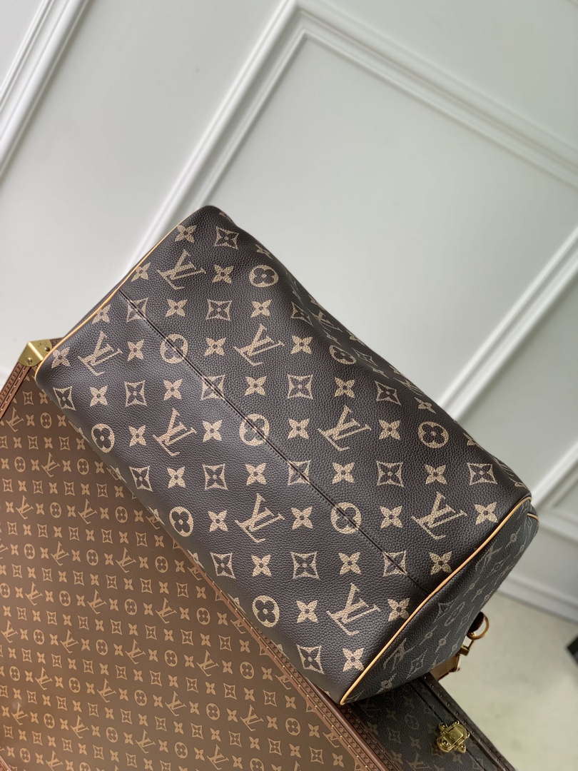 LV M46962 Louis Vuitton Speedy P9 Bandouliere 50 Bag Monogram Leather