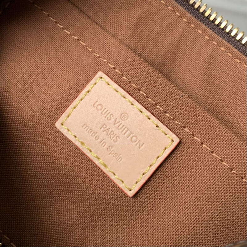 LV M46970 Louis Vuitton SPEEDY 18 LV&I Monogram Dune Coated Canvas Bag Bronw - Default Title - View 8