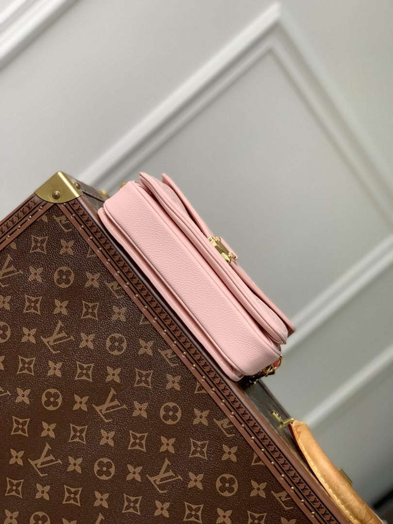 LV M47045 Louis Vuitton Pochette M¨¦tis East West Handbag Opal Pink - Default Title - View 4
