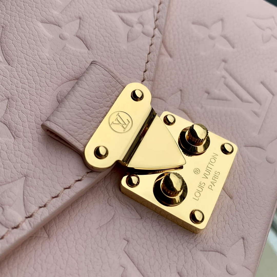 LV M47045 Louis Vuitton Pochette M¨¦tis East West Handbag Opal Pink