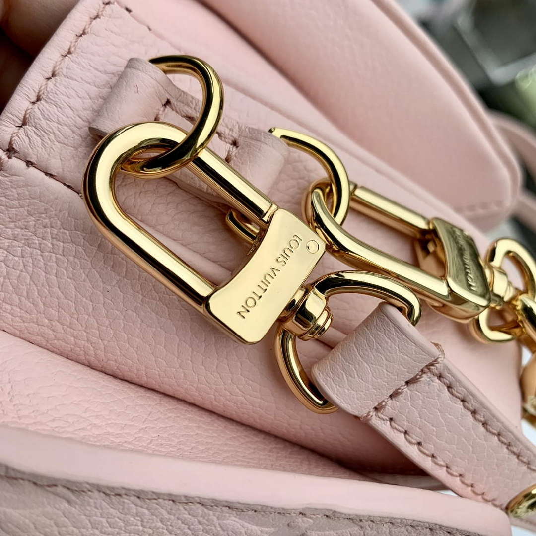 LV M47045 Louis Vuitton Pochette M¨¦tis East West Handbag Opal Pink