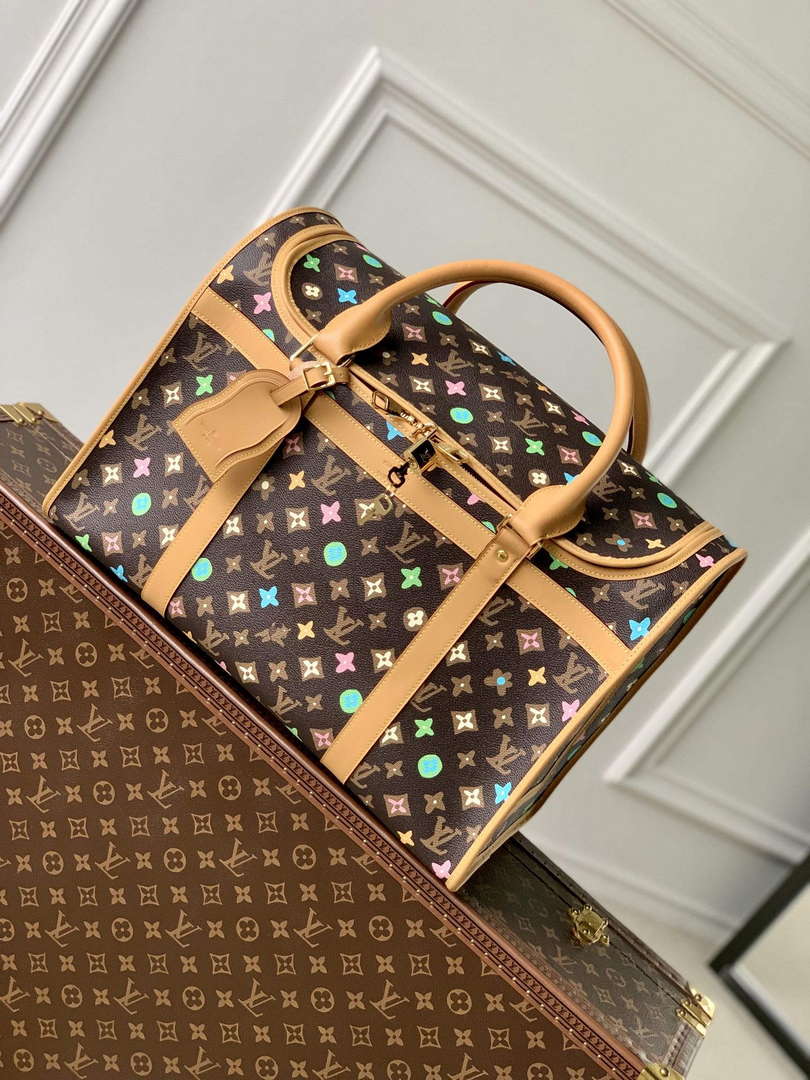 LV M47066 Louis Vuitton Dog Bag Monogram Chocolate