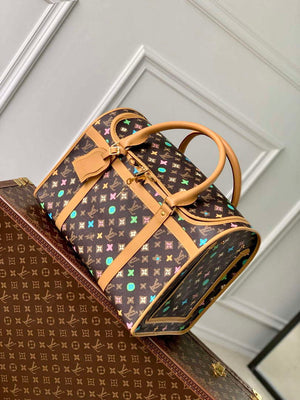 LV M47066 Louis Vuitton Dog Bag Monogram Chocolate - Default Title - View 2