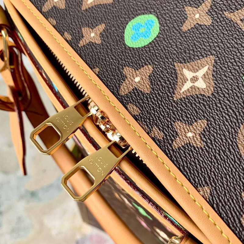 LV M47066 Louis Vuitton Dog Bag Monogram Chocolate - Default Title - View 7