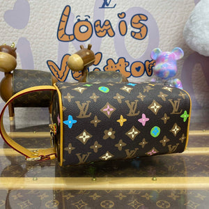 LV M47069 Louis Vuitton Locker Dopp Kit Chocolate - Default Title - View 4