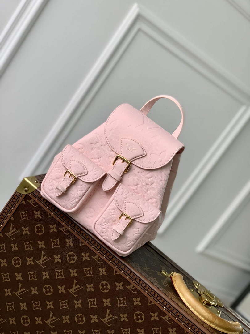 LV M47074 Louis Vuitton Playful Backup Backpack Bag Opal Pink - Default Title - View 1