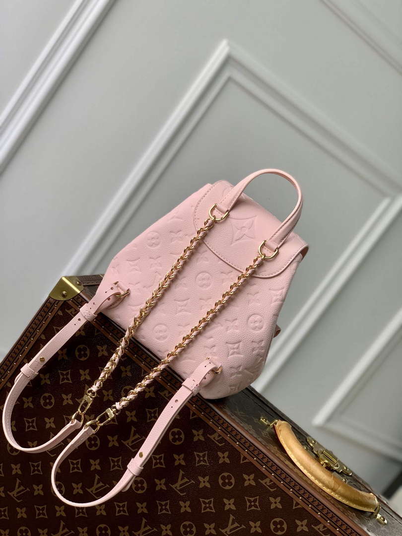 LV M47074 Louis Vuitton Playful Backup Backpack Bag Opal Pink - Default Title - View 3