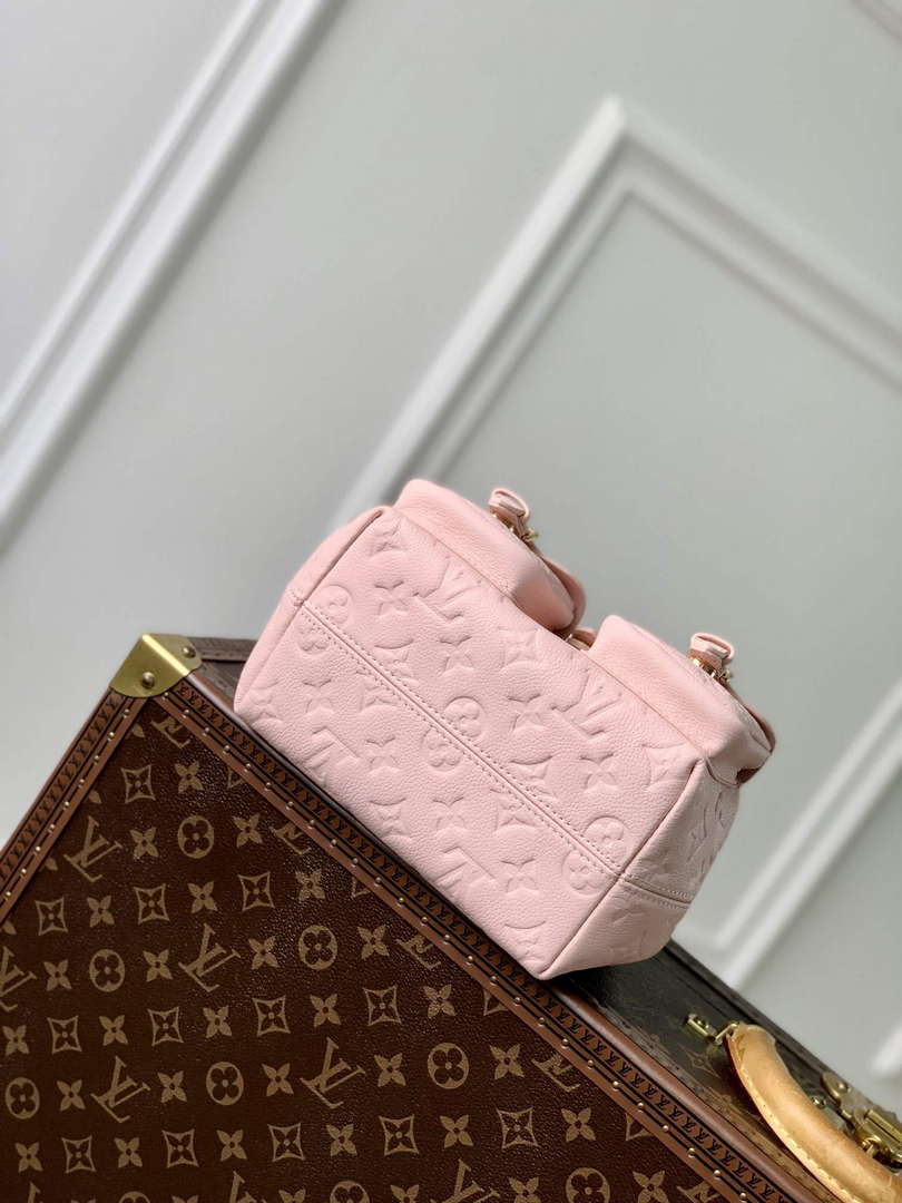 LV M47074 Louis Vuitton Playful Backup Backpack Bag Opal Pink