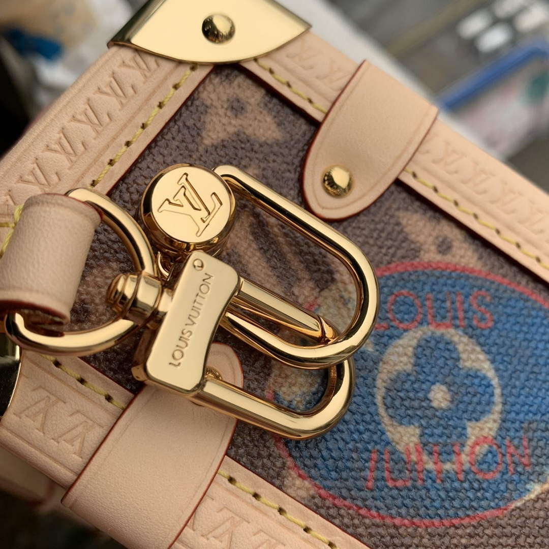 LV M47085 Louis Vuitton Side Trunk MM Other Monogram Canvas Handbag - Default Title - View 7