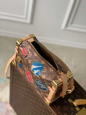 LV M47085 Louis Vuitton Side Trunk MM Other Monogram Canvas Handbag - Default Title - View 9