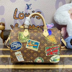 LV M47087 Louis Vuitton Speedy Bandouliere 30 Handbag Monogram Canvas - Default Title - View 2