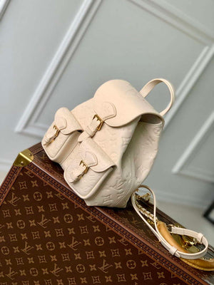 LV M47106 Louis Vuitton Playful Backup Backpack Bag Cream - Default Title - View 2