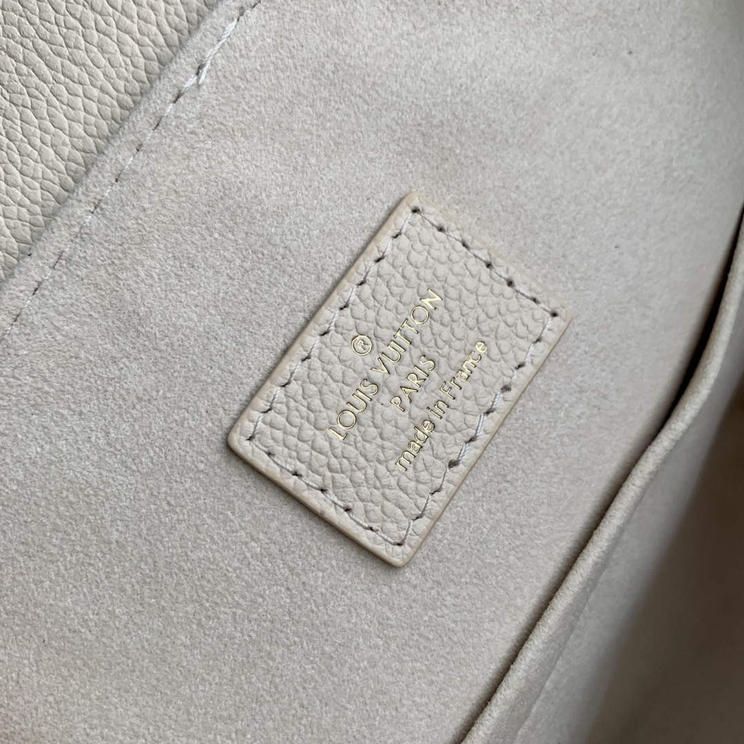 LV M47106 Louis Vuitton Playful Backup Backpack Bag Cream