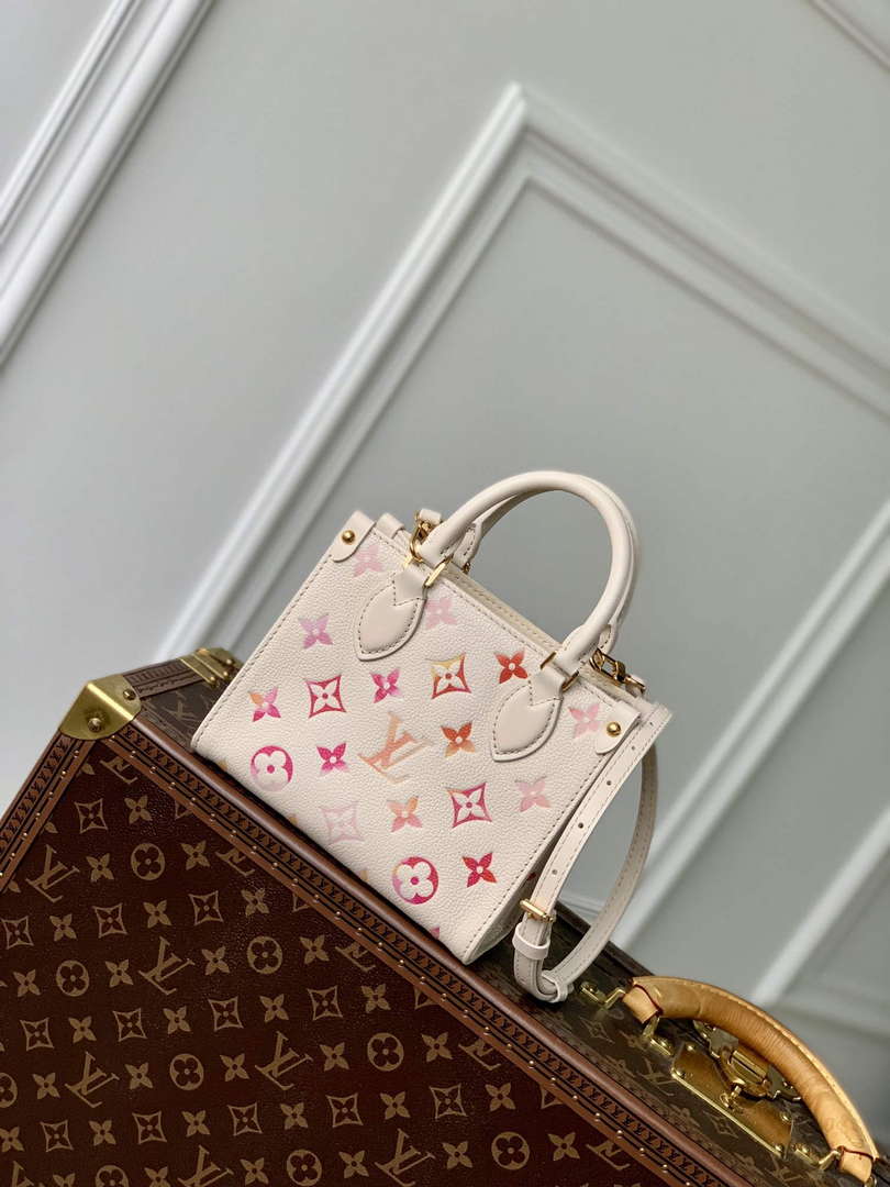 LV M47115 Louis Vuitton OnTheGo BB Handbag Sunrise Aquarelle