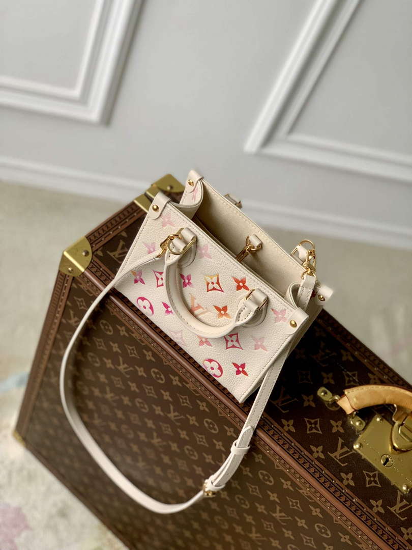 LV M47115 Louis Vuitton OnTheGo BB Handbag Sunrise Aquarelle