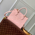 LV M47135 Louis Vuitton Onthego Pm Bag M45779 leather Pink - Default Title - View 1