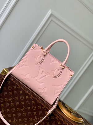 LV M47135 Louis Vuitton Onthego Pm Bag M45779 leather Pink - Default Title - View 3
