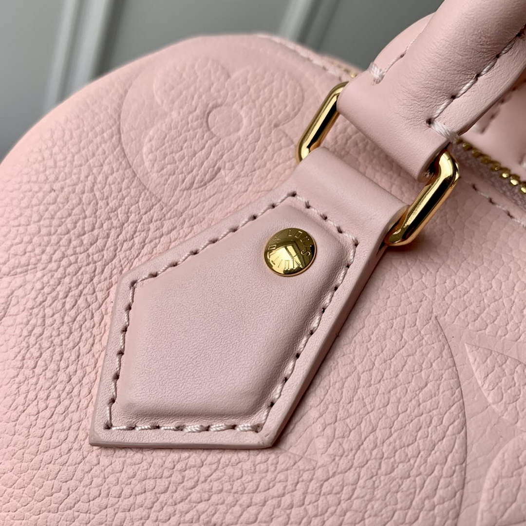 LV M47136 Louis Vuitton Speedy Bandouliere 20 Handbag Opal Pink - Default Title - View 5