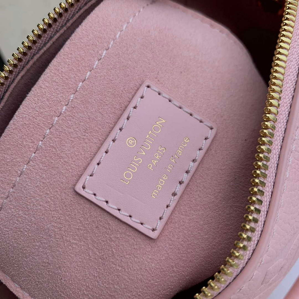 LV M47136 Louis Vuitton Speedy Bandouliere 20 Handbag Opal Pink