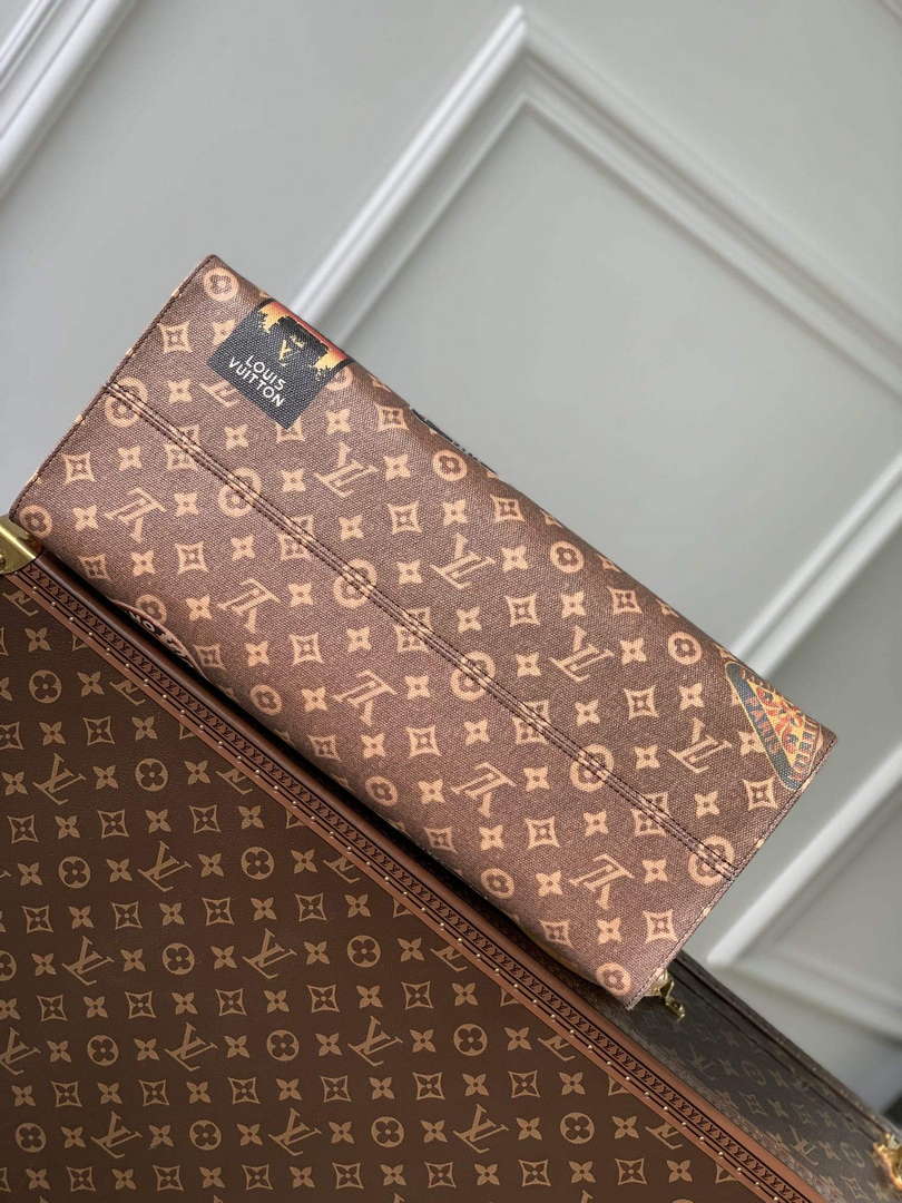 LV M47147 Louis Vuitton OnTheGo Voyage Tote Bag Monogram Canvas