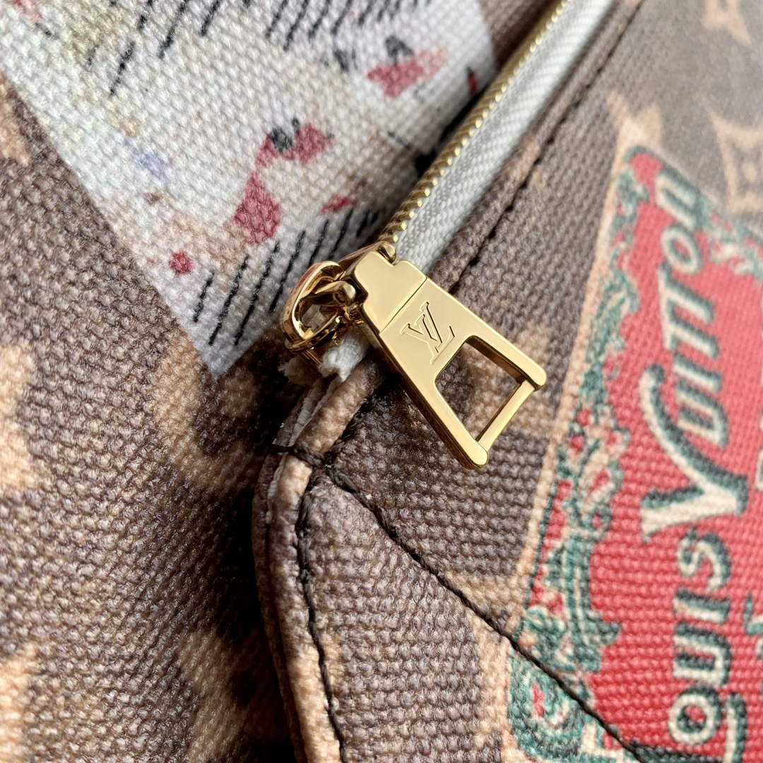 LV M47147 Louis Vuitton OnTheGo Voyage Tote Bag Monogram Canvas - Default Title - View 7