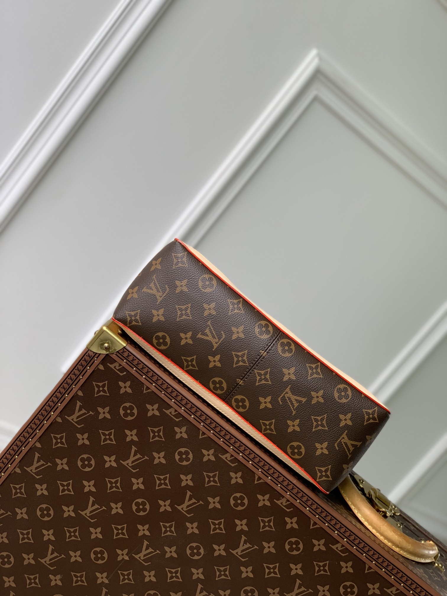 LV M47149 Louis Vuitton Dauphine Soft GM Monogram Canvas Bag - Default Title - View 4