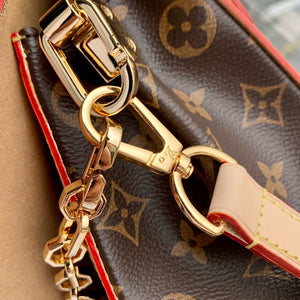 LV M47149 Louis Vuitton Dauphine Soft GM Monogram Canvas Bag - Default Title - View 6