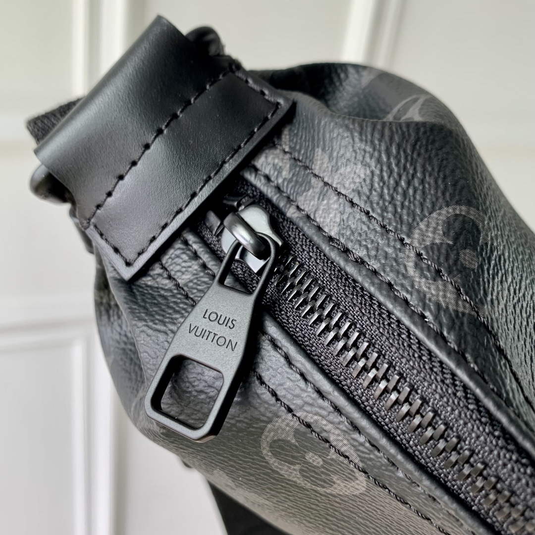 LV M47158 Louis Vuitton Hamac Bag PM Bag Black - Default Title - View 6